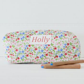 Personalised Oilcloth Wipe Clean Pencil Case, 3 of 8