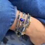 America Gemstone Three Wrap Bracelet, thumbnail 12 of 12