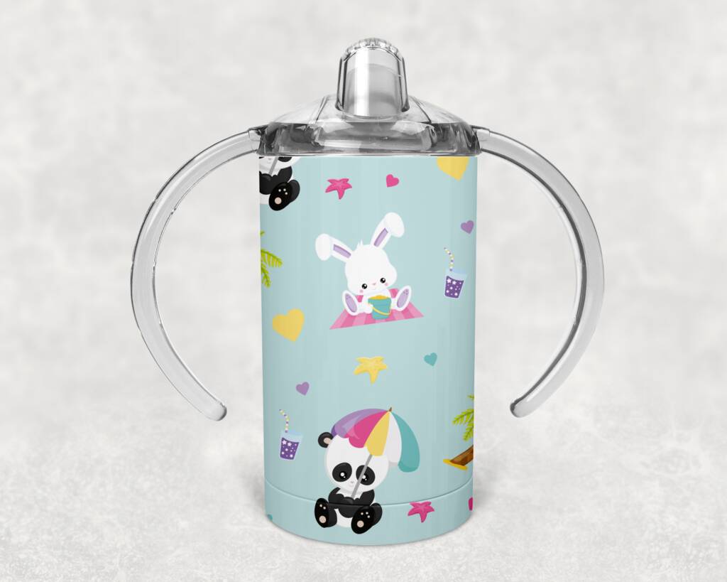 Personalised Insulated Stainless Steel Kids Sippy Cup, 1 of 2