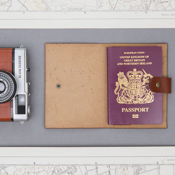 A Passport Wallet Made From Bridle Leather, 3 of 12