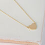 Gold Heart Necklace, thumbnail 3 of 4