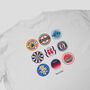 England Beer Mats Oversized T Shirt, thumbnail 4 of 10