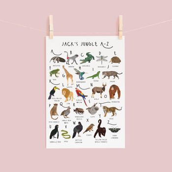 The A To Z Of The Jungle Print, 3 of 6