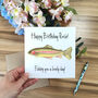 Personalised Fishing Birthday Card, thumbnail 5 of 6