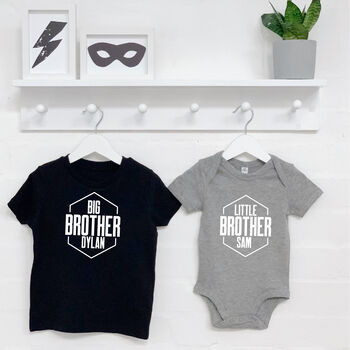 Personalised Hexagon Brother And Sister Set, 6 of 7
