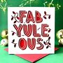 Fab Yule Ous Papercut Christmas Card, thumbnail 2 of 6