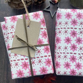Star Paper Fibre Wrapping Paper Set, 12 of 12