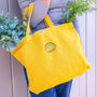 Personalised Embroidered Rainbow Tote Bag, thumbnail 3 of 5