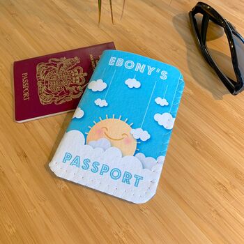 Passport Holder Children's Sunshine Design, 2 of 3