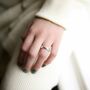Knightsbridge Sterling Silver Russian Wedding Ring, thumbnail 2 of 4