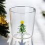 Set Of Two 3D Christmas Tree Drinking Glasses, thumbnail 6 of 8