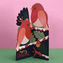 ‘Merry Christmas’ Robins 3D Fold Out Christmas Card, thumbnail 1 of 3
