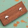 Sterling Silver Umbrella Stud Earrings, thumbnail 3 of 12