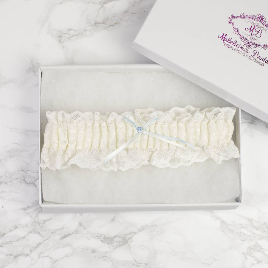 Elasticated 'Simply Chic' Bridal Garter, 1 of 4