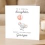Personalised Daughter 1st Birthday Card, thumbnail 1 of 7