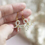Bridesmaid Pearl Bow Earrings, thumbnail 4 of 8