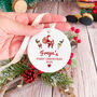 Custom Ceramic Christmas Gift Ornament For Baby's, thumbnail 5 of 7