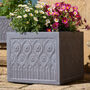 Siena Grey Embossed Planter, thumbnail 5 of 7