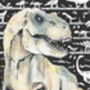 Dinosaur Fine Art Giclee Print, thumbnail 5 of 6