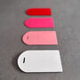 Personalised Leather Luggage Tag, thumbnail 8 of 9