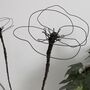 Three Handmade Fine Wire Poppy Flowers, thumbnail 3 of 8
