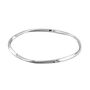 Carla Sterling Silver Twist Bangle, thumbnail 1 of 2