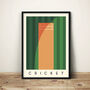 Cricket Minimalist Sports Poster, thumbnail 3 of 3