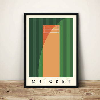 Cricket Minimalist Sports Poster, 3 of 3