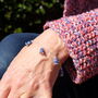 Bluebell Flower Charm Bracelet, thumbnail 1 of 6