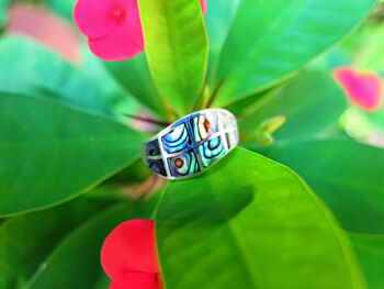 Paua Shell Wave Ring, 9 of 10