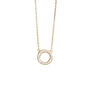 Gold Or Silver Rainbow Eternity Necklace, thumbnail 4 of 10