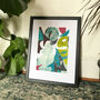 Green Tropical Leaves Abstract Collage Print A4 A2, thumbnail 1 of 5