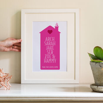 Personalised House Print, 3 of 7