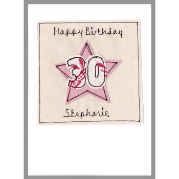Personalised 30th Birthday Card For Her, 3 of 9