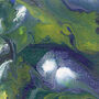 Set Of Four Hand Painted Greeting Cards 'Wave Five', thumbnail 5 of 6