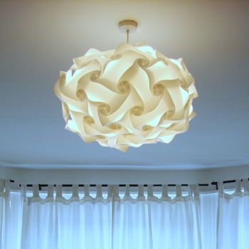 White Pendant Light Shade Smarty Lamps Astrid, 4 of 10