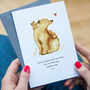 Personalised Mummy Bear Mother's Day Card, thumbnail 1 of 4