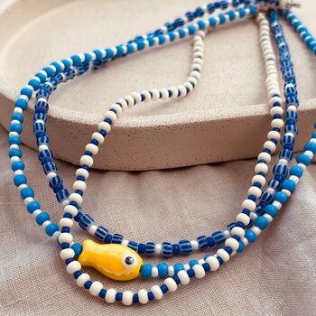 Milos Seed Bead Necklace, 5 of 7