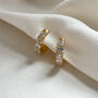 Gold Encrusted Chunky Hoops, thumbnail 1 of 4