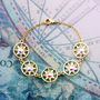 Compass North Star Multi Link Bracelet, thumbnail 4 of 9