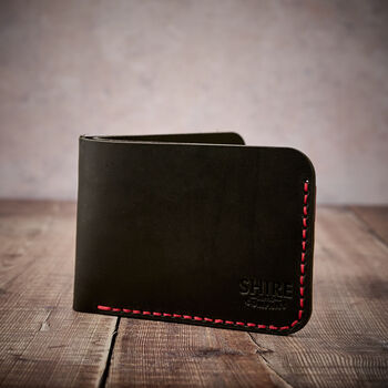 Personalised Bespoke Leather Mens Wallet Four Slots, 11 of 11