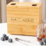 Couples Name Engraved Whisky Glass And Ice Cube Box Set, thumbnail 4 of 6