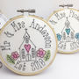 Personalised Embroidered Mr And Mrs Wedding Card, thumbnail 5 of 6