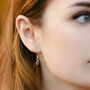 Labradorite Recycled Sterling Silver Earrings, thumbnail 2 of 7