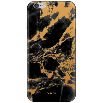 Gold Chrome Black Marble iPhone Case, 2 of 2
