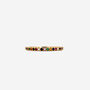 Stacking Rainbow Ring For Women 18ct Gold Plated, thumbnail 1 of 5