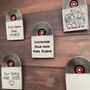 Custom Vinyl Record Enamel Pin – Personalised Song Lyric Pin, First Dance Gift, Anniversary Couple Keepsake, Music Lover Pin, thumbnail 1 of 8