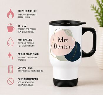 Personalised Teacher Travel Mug, 3 of 3