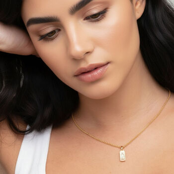 Kin 18 K Gold Plated Uchi And Soto Pendant, 3 of 5