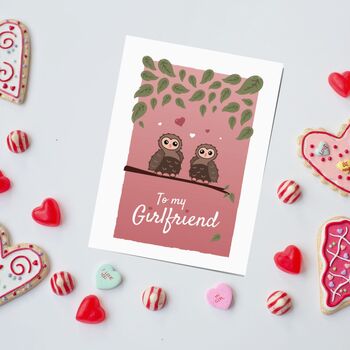 'To My Girlfriend' Valentines Day Card, 9 of 12
